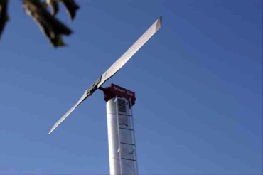 Close view of a fan